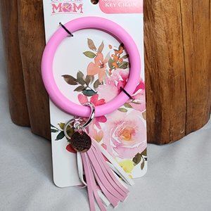 Celebrate Mom 100% Silicon Keychain Pink If Mothers were Flowers I'd Pick You